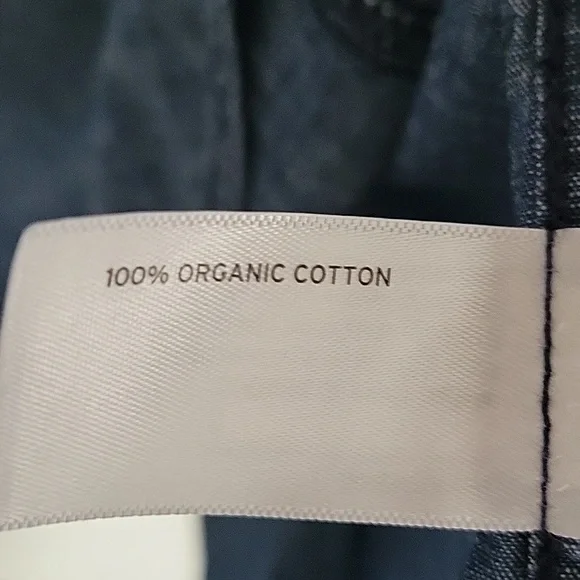 Duluth Trading Organic Cotton Rootstock Denim Long Sleeve Gardening Dress SZ XS - Picture 14 of 14